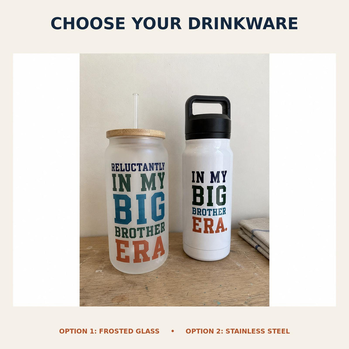 Personalized Big Brother Emergency Kit, New Sibling Gift Box (Ultimate Kit)
