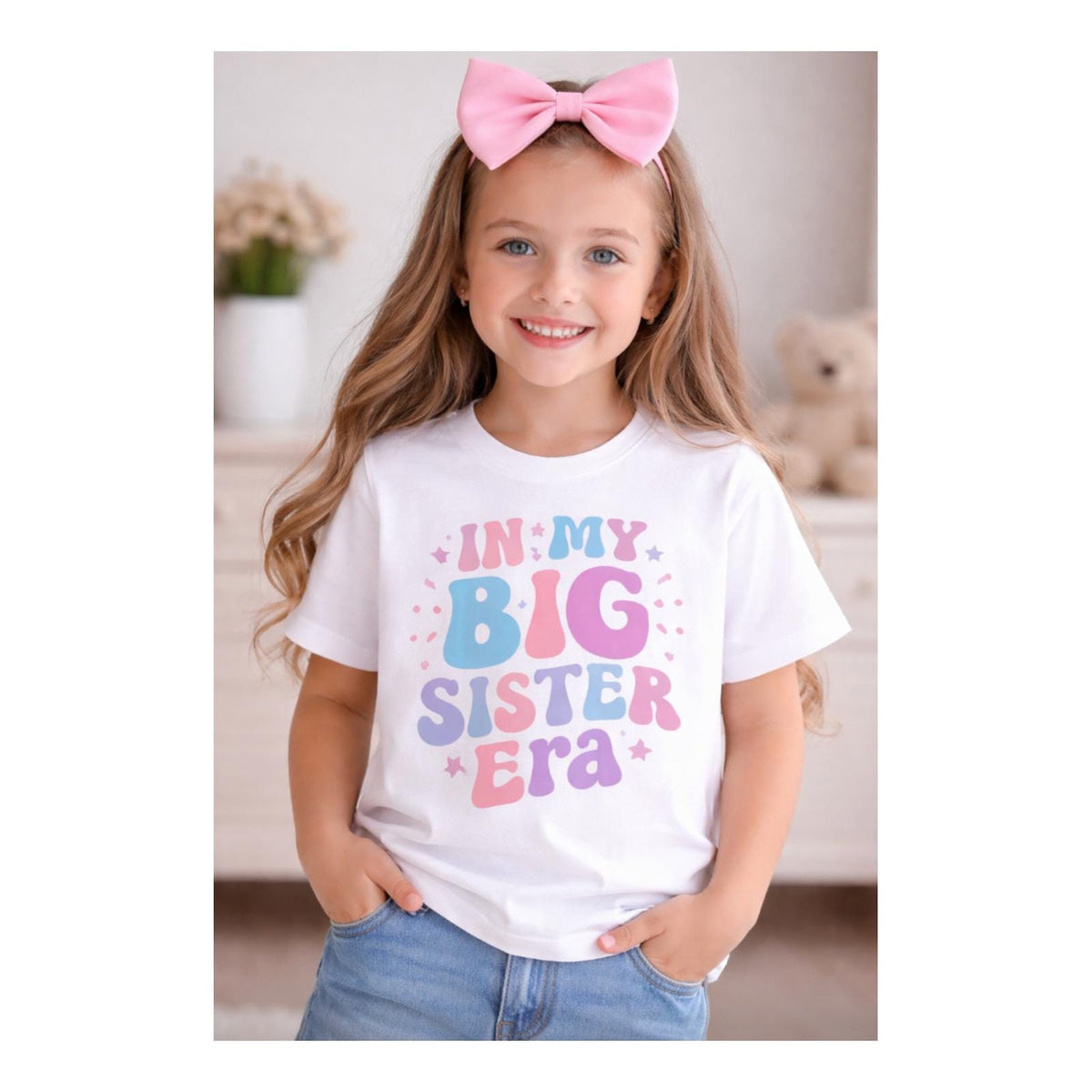 Personalized Big Sister Emergency Kit, New Sibling Gift Box, Tote, Tumbler, Journal, Activities