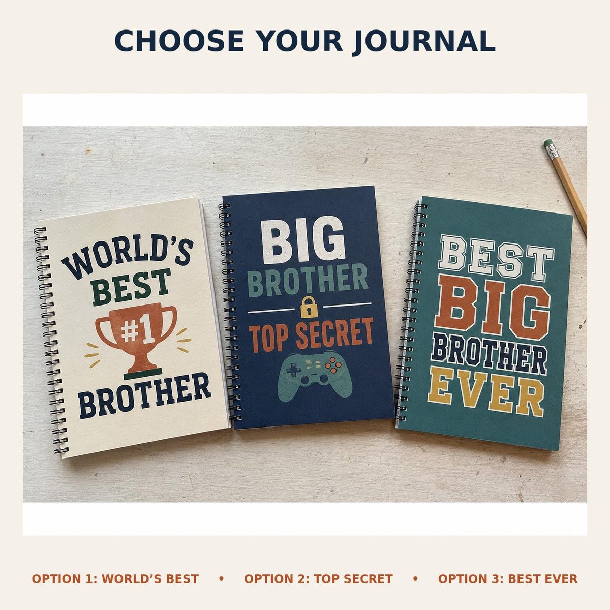 Personalized Big Brother Emergency Kit, New Sibling Gift Box (Ultimate Kit)