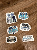 Original photograph of sticker design choices