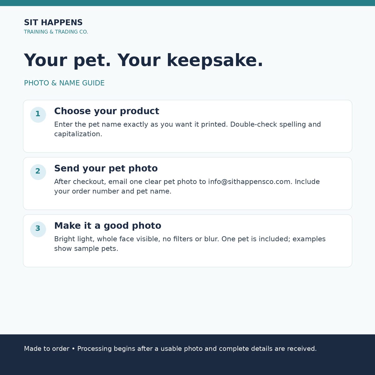 pet photo shopify guide