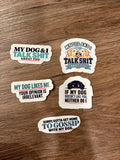 Original photograph of sticker design choices