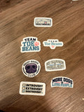 Original photograph of sticker design choices